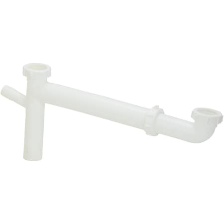 All-Source 1-1/2 In. x 16 In. White Plastic End Outlet Waste 119WK